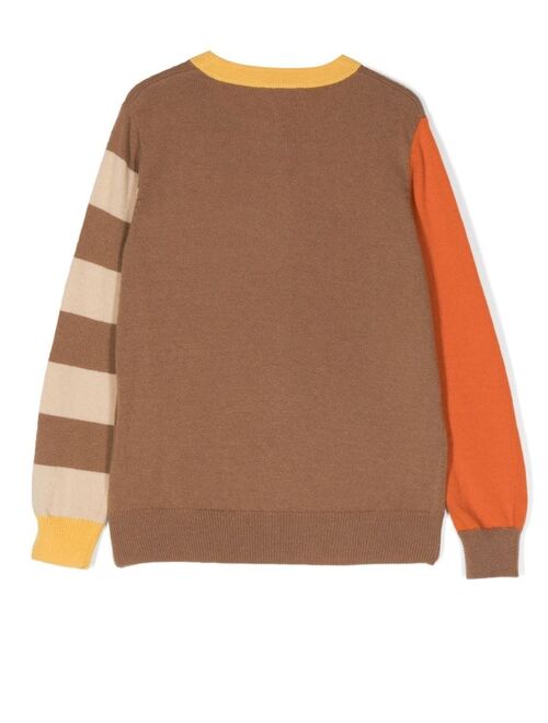 Il Gufo striped crew neck jumper