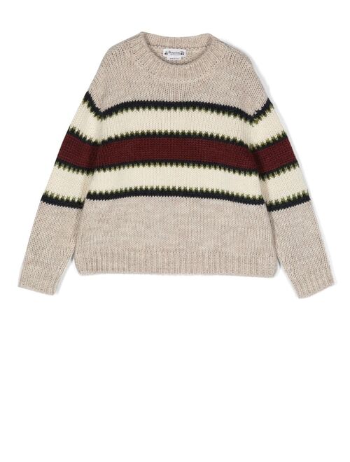 Buy Bonpoint Bilichilde large-stripe jumper online | Topofstyle