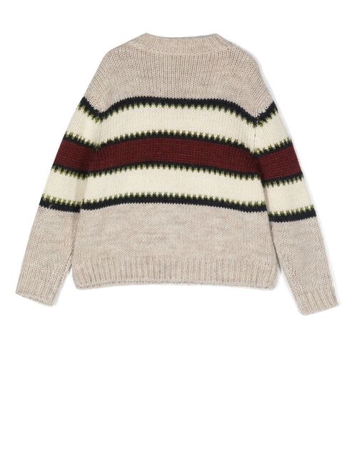 Bonpoint Bilichilde large-stripe jumper