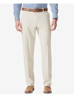 Men's Comfort Relaxed Fit Khaki Stretch Pants