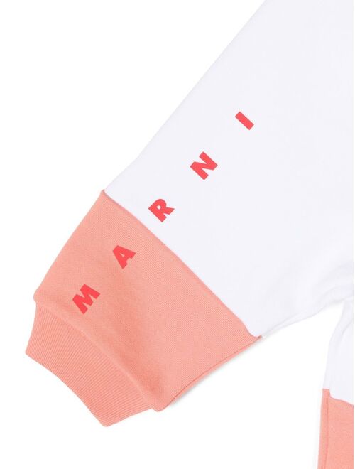 Marni Kids logo-print track pants