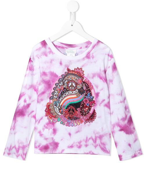 Camilla tie-dye graphic-print T-shirt