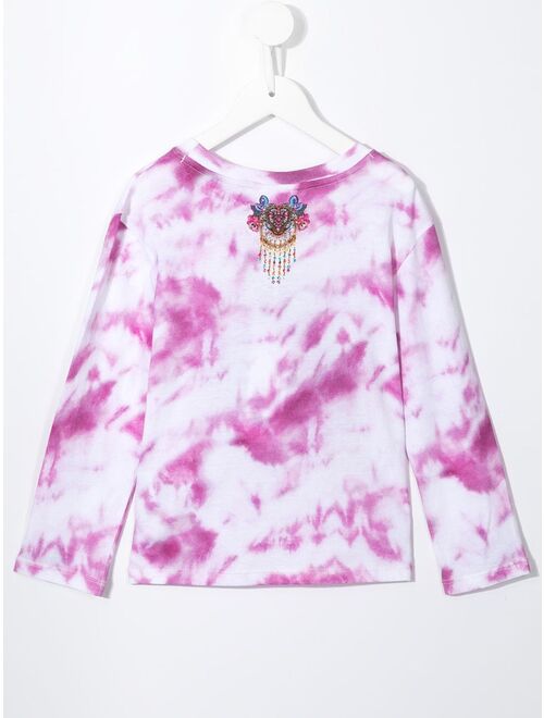 Camilla tie-dye graphic-print T-shirt