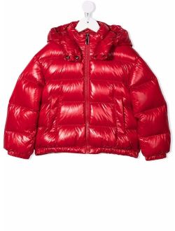 Enfant logo-print puffer jacket