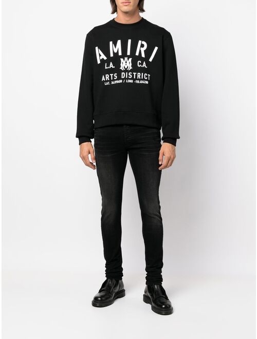 AMIRI logo-print detail sweatshirt