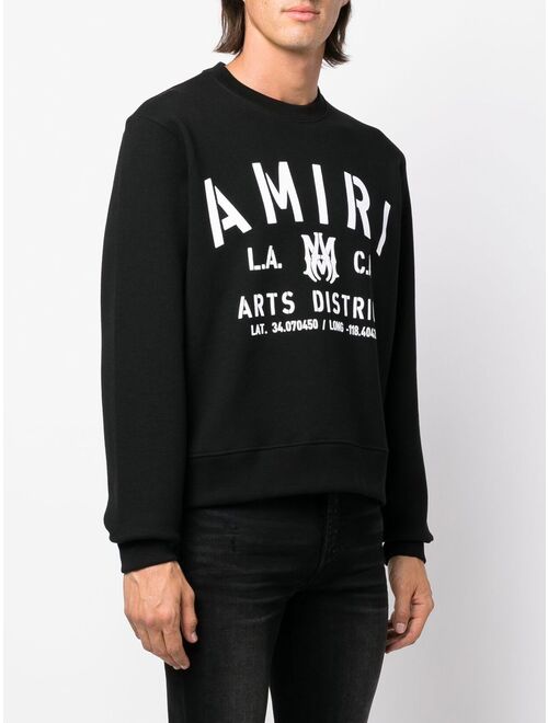 AMIRI logo-print detail sweatshirt