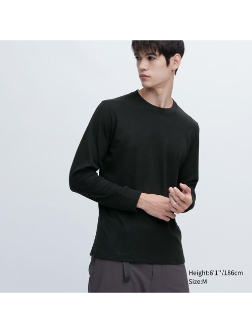 UNIQLO HEATTECH Ultra Warm Crew Neck Long-Sleeve T-Shirt