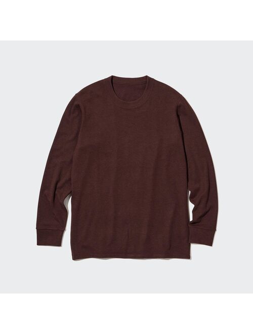 UNIQLO HEATTECH Ultra Warm Crew Neck Long-Sleeve T-Shirt