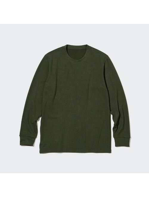 UNIQLO HEATTECH Ultra Warm Crew Neck Long-Sleeve T-Shirt