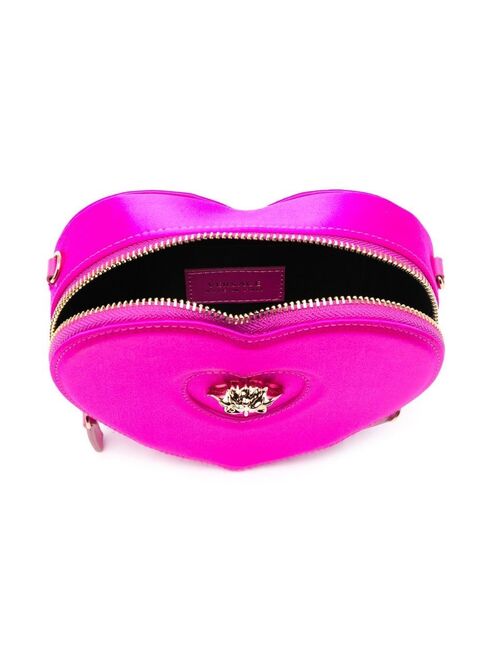 Versace Kids heart-shaped Medusa shoulder bag