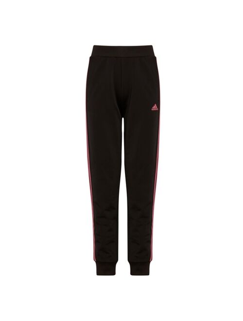 ADIDAS Big Girls Melange Fleece Elastic Waist Joggers