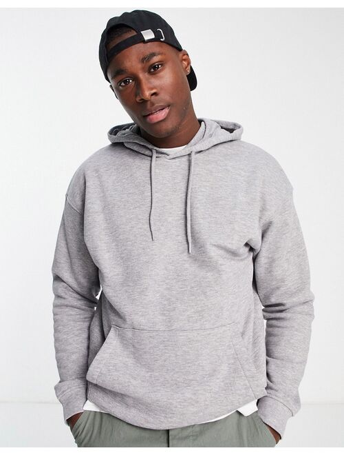 Jack & Jones Originals oversized hoodie in gray heather