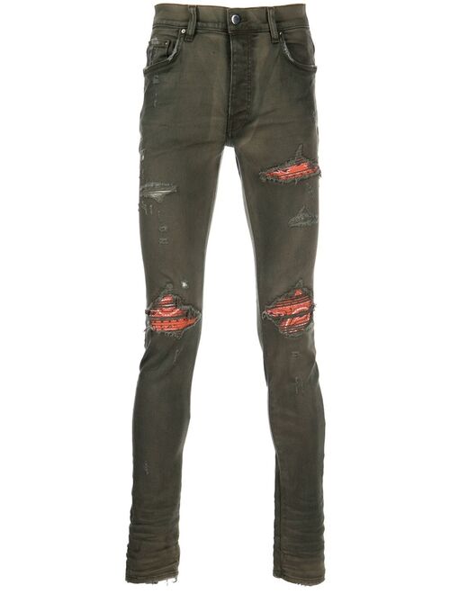 AMIRI bandana skinny jeans