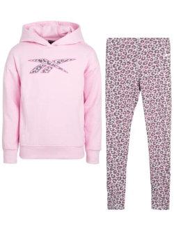 Girls Active Set - Fleece Hoodie Sweatshirt and Legging Set (Little Girl/Big Girl)