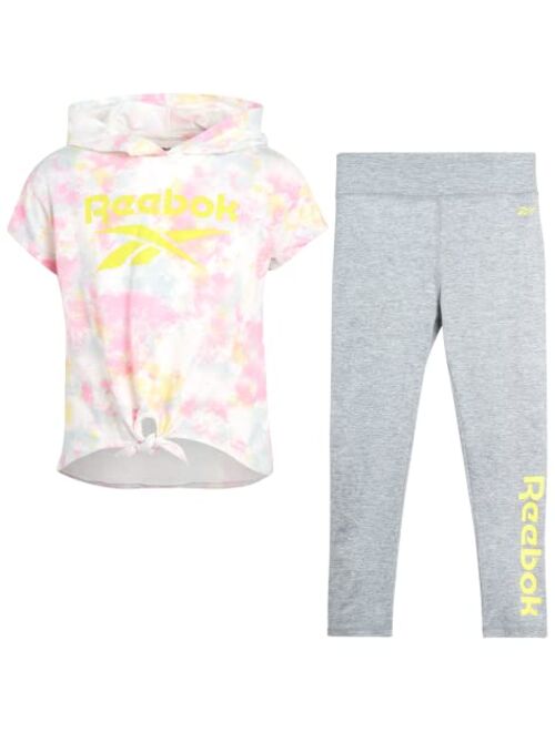 Reebok Girls Active Set - Fleece Hoodie Sweatshirt and Legging Set (Little Girl/Big Girl)