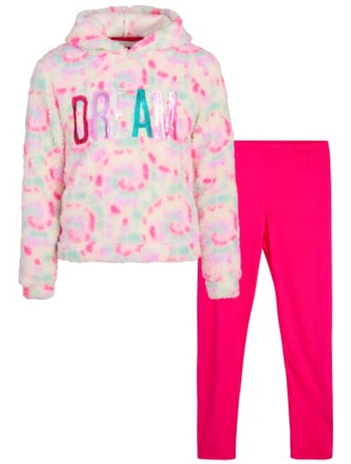 Instagirl Girls' Legging Set - 2 Piece Sherpa Hoodie and Leggings Kids Clothing Set (Size: 4-12)