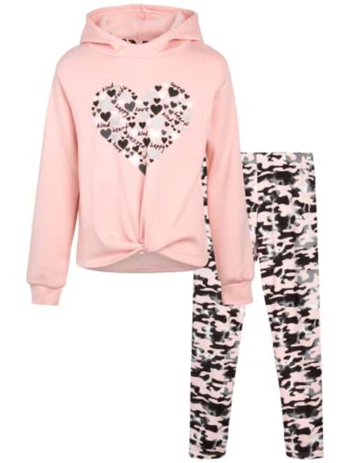 Instagirl Girls' Legging Set - 2 Piece Fleece Hoodie and Leggings Kids Clothing Set (Size: 4-12)