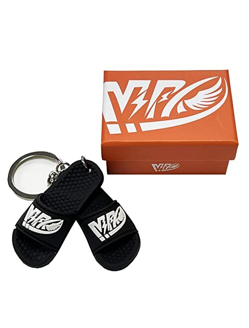 Mpk 3D Mini Shoes Keychains Doll Shoes Fun Key Chains for Backpack, Purse, Luggage, Great Giveaways for Birthday, Luau, Beach,Pool Parties, Cool Goody Bag Fillers(2pack--