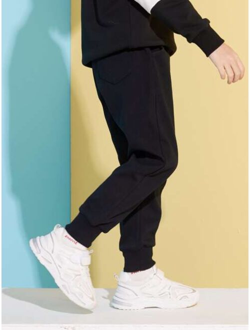 Shein Boys Slant Pocket Thermal Sweatpants