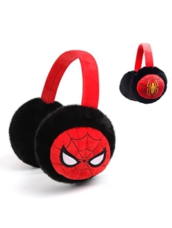 IUTOYYE Boys Earmuffs Soft Plush Padded Knitted Design Earwarmer Kids Winter Ear Muffs