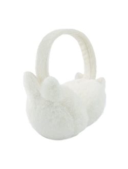 NASULAR Kids Winter Earmuffs Baby Warm Ear Muff Girls Cute Furry Ear Warmers Boys Foldable Ear Covers for Cold Weather