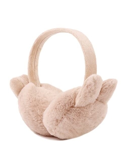 Peecabe Winter Kids Earmuff Warm Ear Cover For Boys Girls Children Earmuff With Cat Ears Girl Ear Muffs