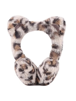 Peecabe Winter Kids Earmuff Warm Ear Cover For Boys Girls Children Earmuff With Cat Ears Girl Ear Muffs