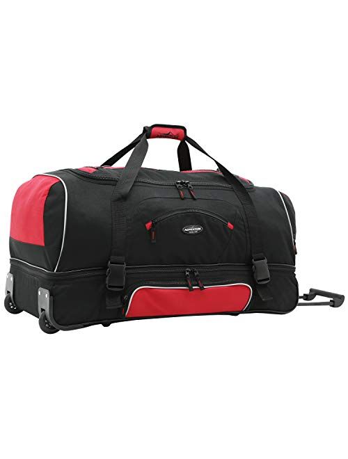 Travelers Club Adventure Upright Rolling Duffel Bag