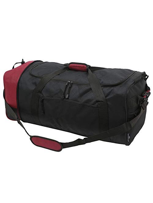 TPRC 32-inch Collapsible Expandble Travel Rolling Duffel Bag