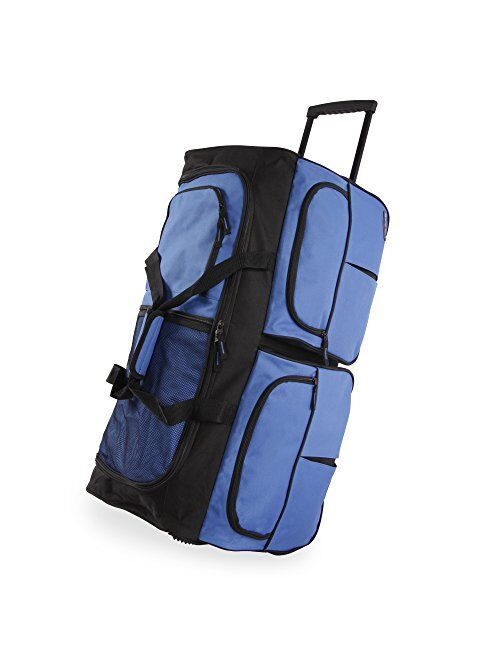 Pacific Coast Feather Pacific Coast Signature 30" Large Rolling Duffel Bag, Cobalt, One Size