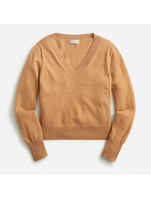 J.Crew Cashmere cropped V-neck sweater