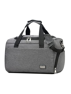 Sharemee Gym Duffle Luggage Bags, Black Waterproof Sports Tote Gym Bag with Shoes, for Man Women travel Compartment Overnight Shoulder Bag