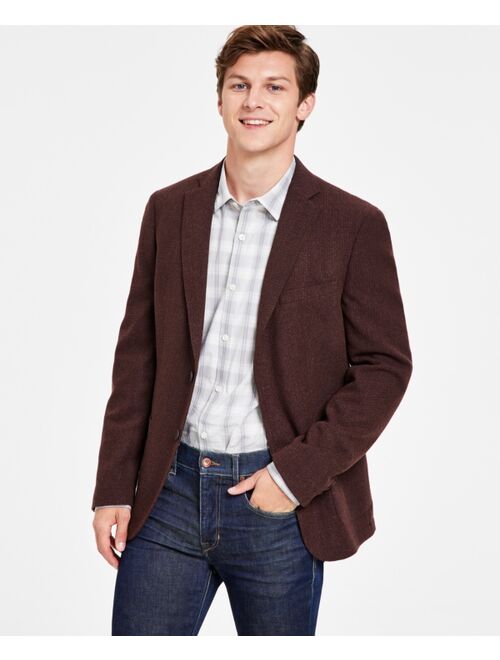 CALVIN KLEIN Mens Slim-Fit Wool Textured Sport Coat