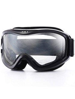 JULI Eyewear Juli Ski Goggles,Snow Snowboard Goggles for Men Women Snowmobile Skiing Skating