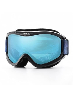 JULI Eyewear Juli Ski Goggles,Snow Snowboard Goggles for Men Women Snowmobile Skiing Skating