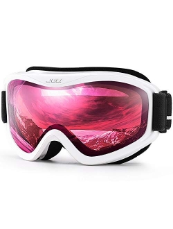 JULI Eyewear Juli Ski Goggles,Snow Snowboard Goggles for Men Women Snowmobile Skiing Skating