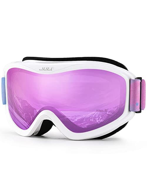 JULI Eyewear Juli Ski Goggles,Snow Snowboard Goggles for Men Women Snowmobile Skiing Skating