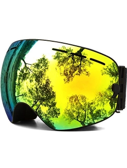 JULI Eyewear Juli Ski Goggles,Winter Snow Sports Snowboard Goggles with Anti-Fog Lens BNC