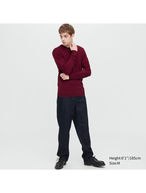 UNIQLO Extra Fine Merino Crew Neck Long-Sleeve Sweater