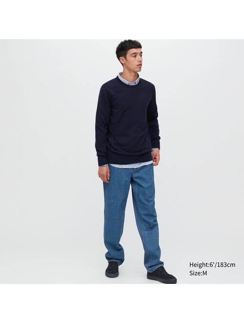 UNIQLO Extra Fine Merino Crew Neck Long-Sleeve Sweater