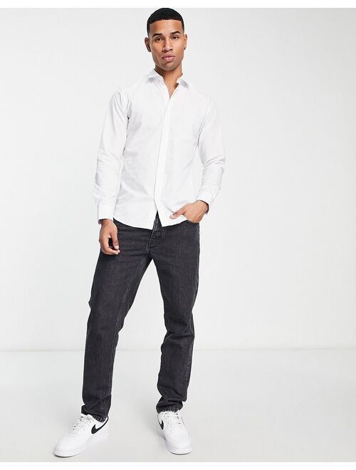 Jack & Jones poplin shirt in white