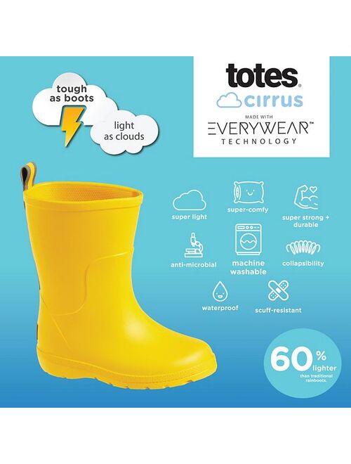 totes Cirrus Charley Toddler Waterproof Rain Boots