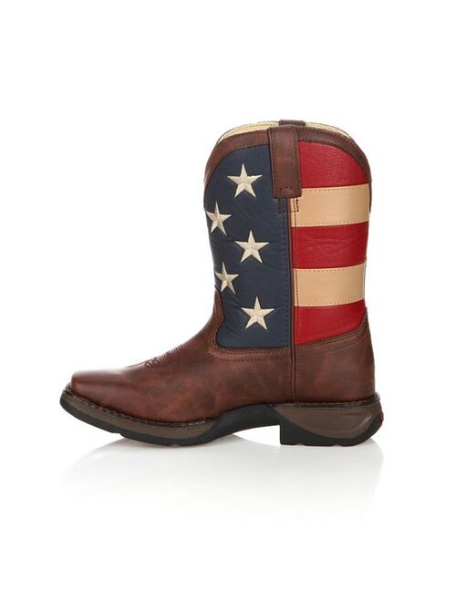 Lil Durango Kids' American Flag 8-in. Western Boots