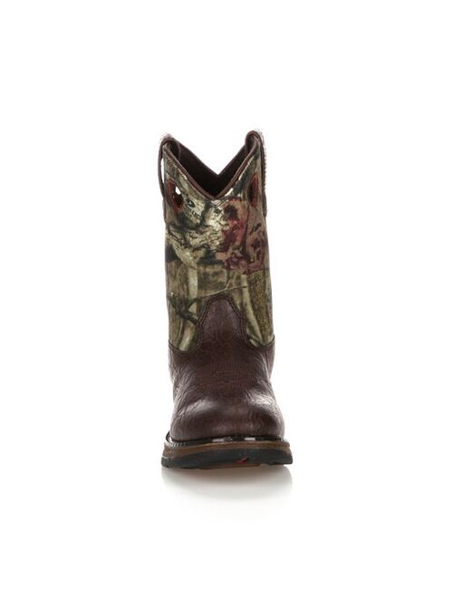 Lil Durango Boys' 8-in. Mossy Oak Break-Up Western Boots