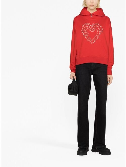 Zadig&Voltaire Mia heart-print hoodie