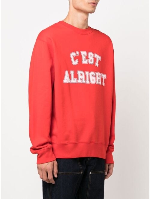 Zadig&Voltaire slogan-print sweatshirt