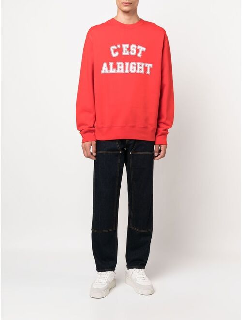 Zadig&Voltaire slogan-print sweatshirt