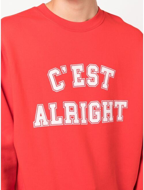 Zadig&Voltaire slogan-print sweatshirt