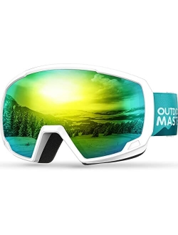 OutdoorMaster Kids Ski Goggles, Snowboard Goggles - Youth Snow Goggles