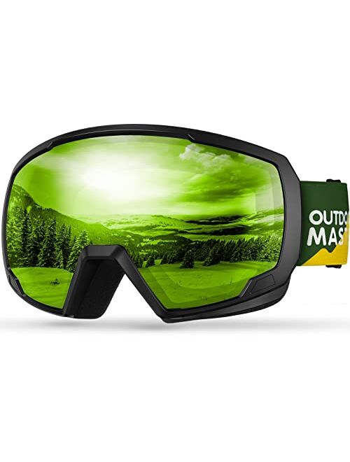 OutdoorMaster Kids Ski Goggles, Snowboard Goggles - Youth Snow Goggles